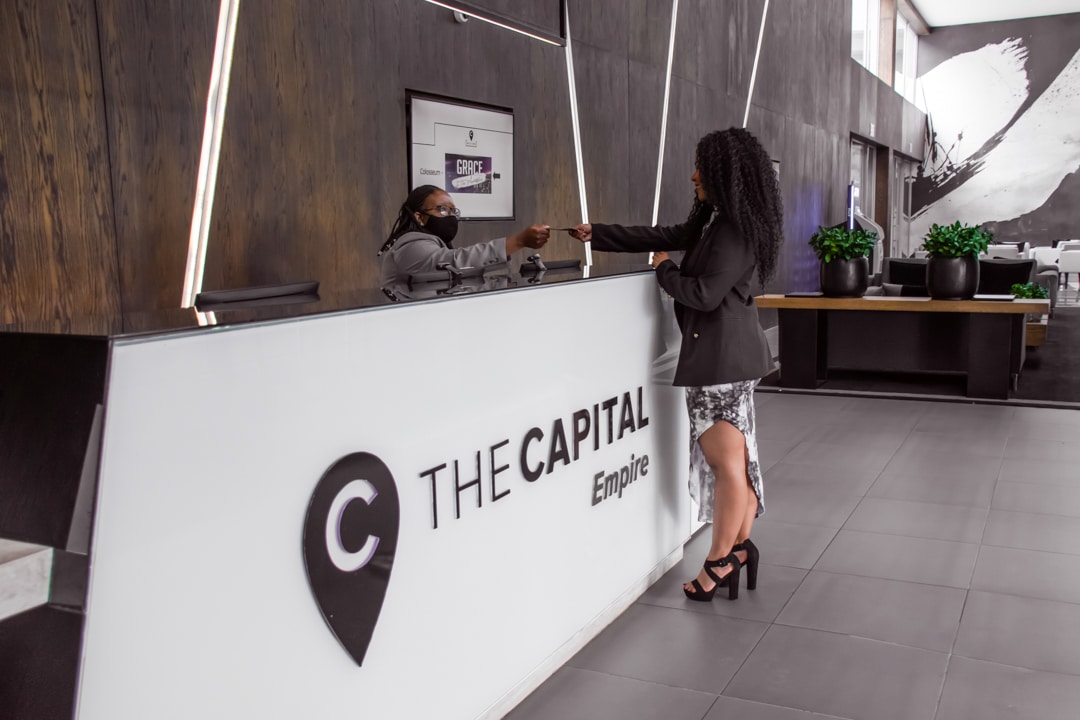 The capital Empire Front desk