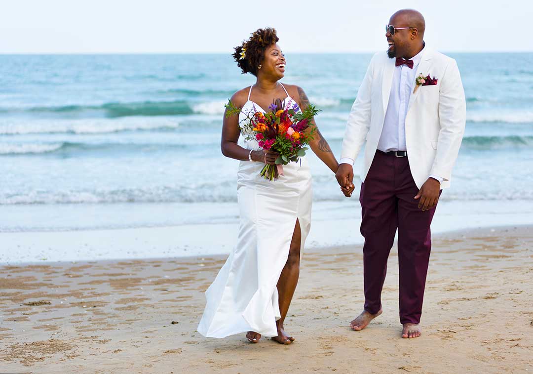 wedding on the beach in zimbali