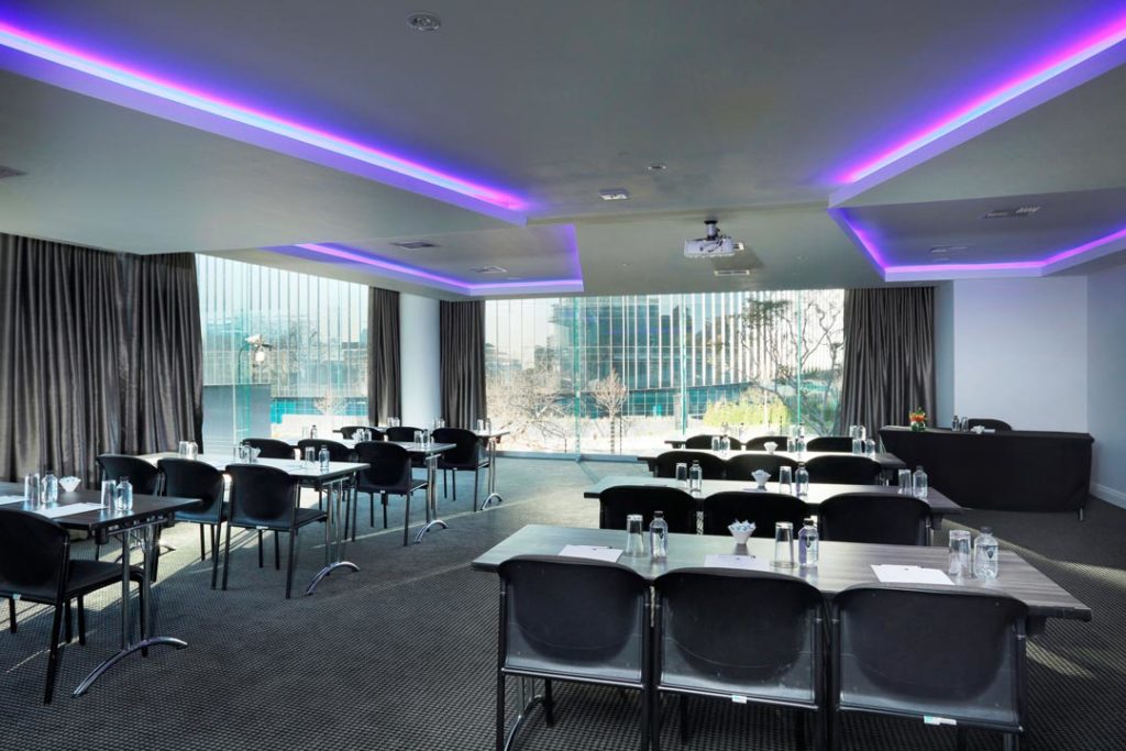 A sala de eventos do Capital Empire